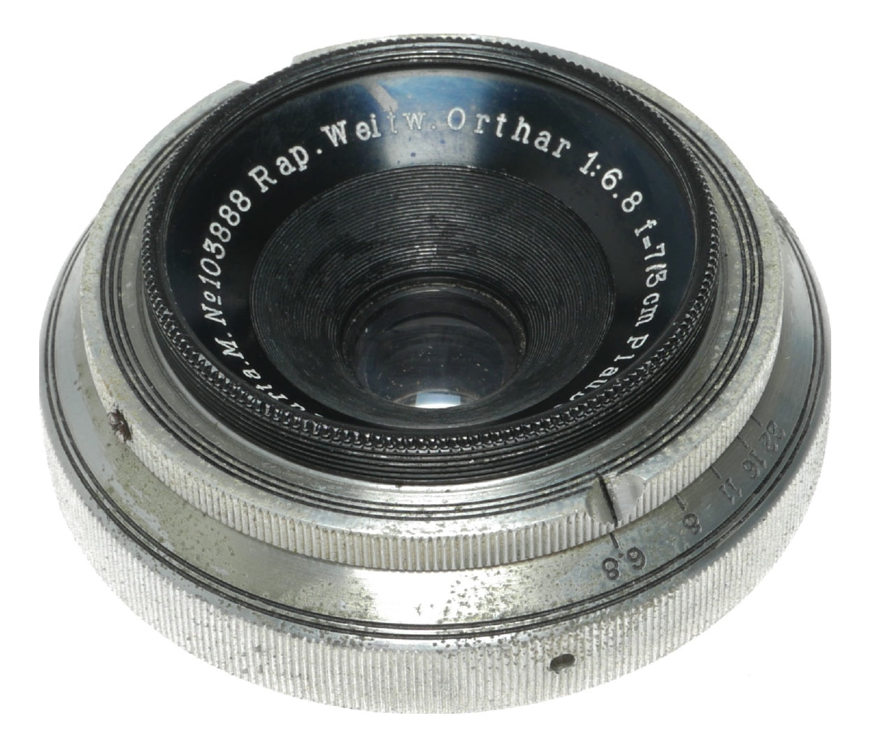 Plaubel Makina Rap. Weiw. Orthar 1:6.8 f=7/8cm Vintage Large Format Camera - View 6