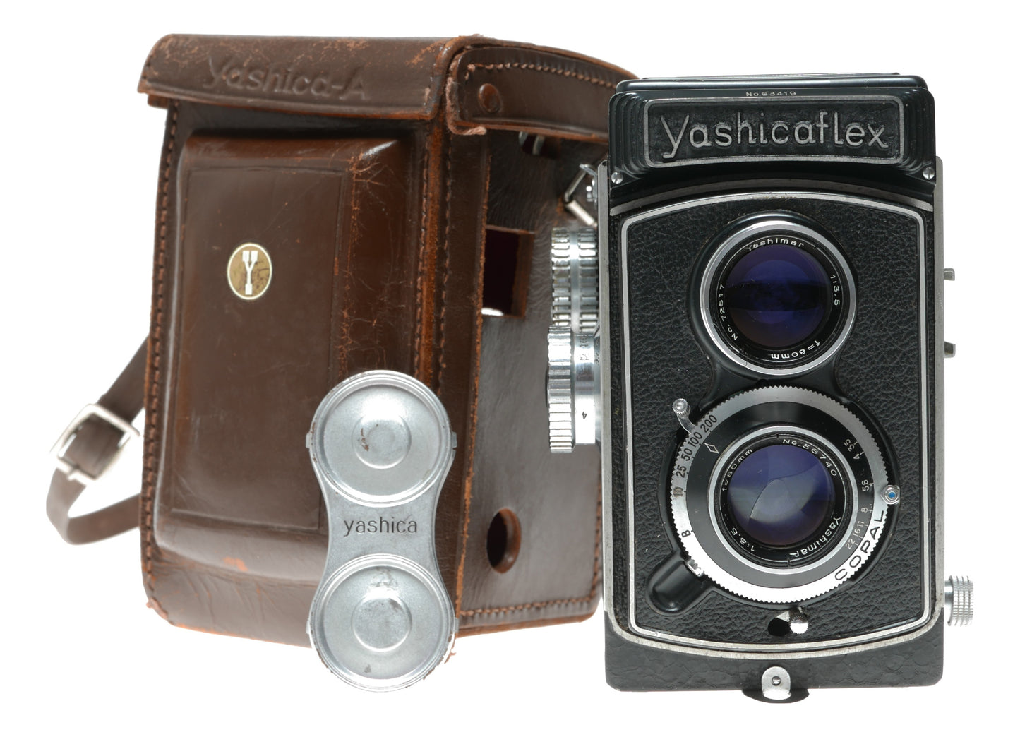 Yashica Yashicamatflex Vintage TLR Camera with Yashimar 80mm f/3.5 Lens