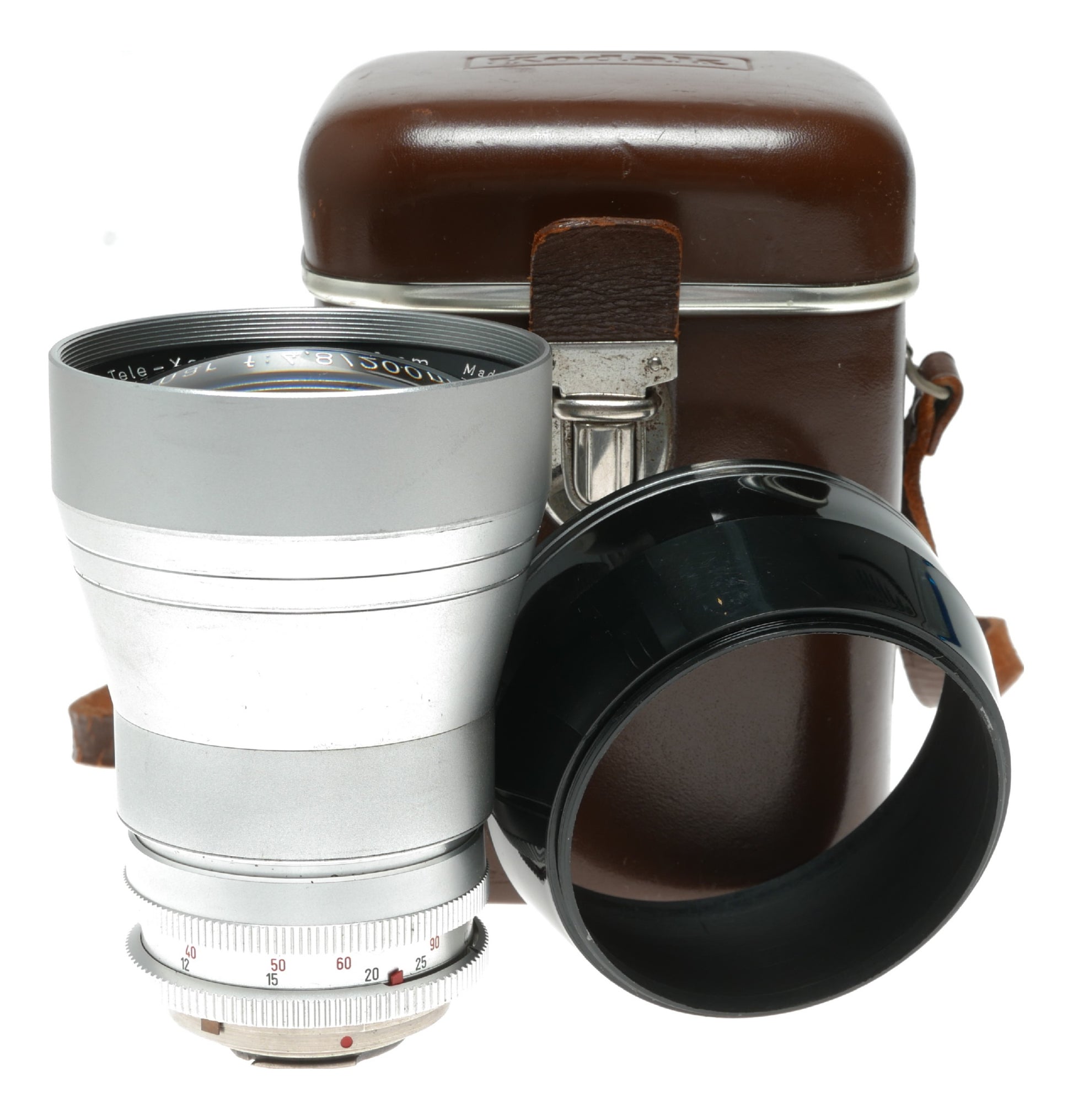 Schneider-Kreuznach Retina-Tele-Xenar 200mm f/4.8 Vintage Camera Lens Made in Germany - View 2