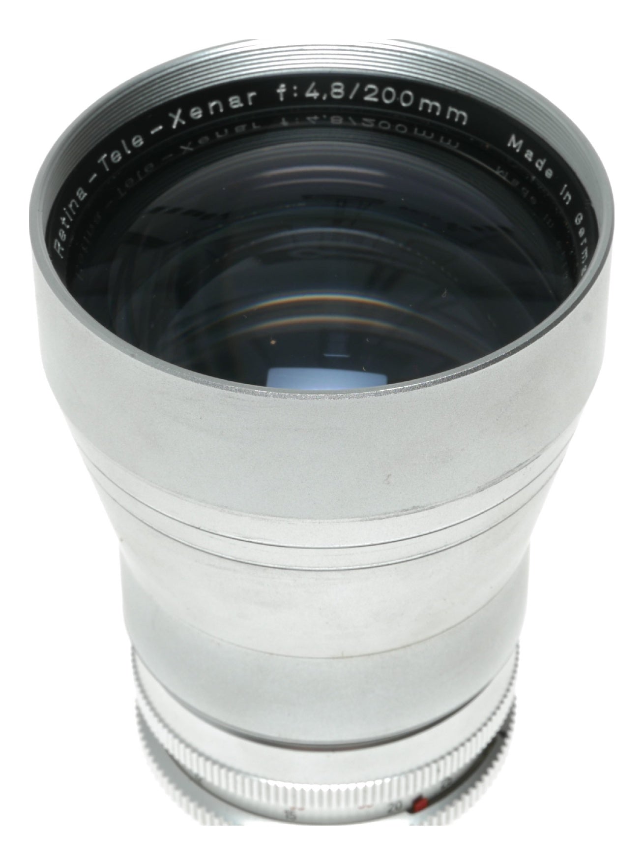Schneider-Kreuznach Retina-Tele-Xenar 200mm f/4.8 Vintage Camera Lens Made in Germany - View 9