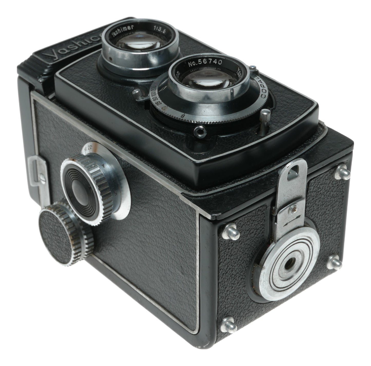 Yashica Yashicamatflex Vintage TLR Camera with Yashimar 80mm f/3.5 Lens - View 5
