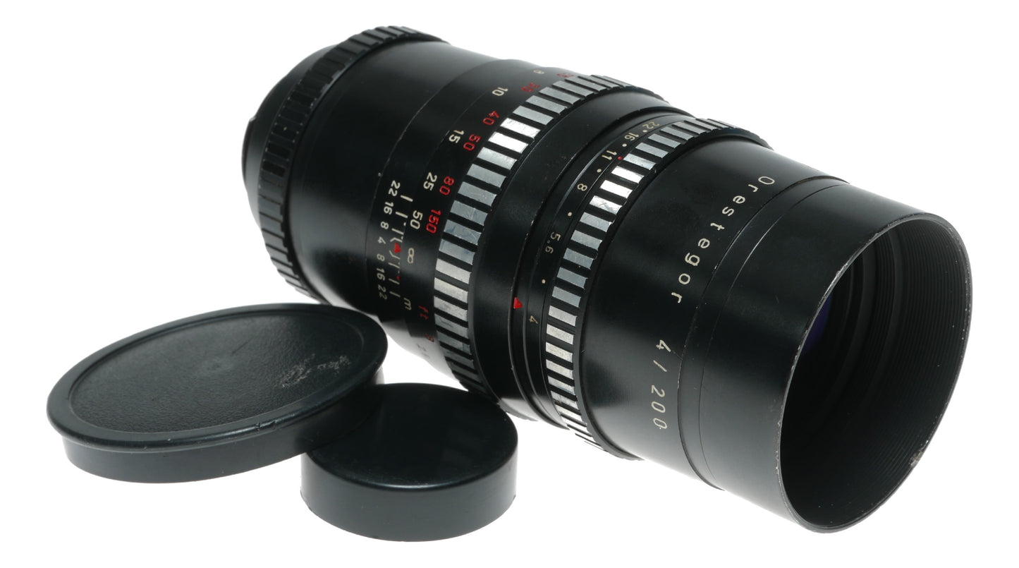 Meyer Optik Görlitz Orestegor 200mm f/4 Vintage Telephoto Lens