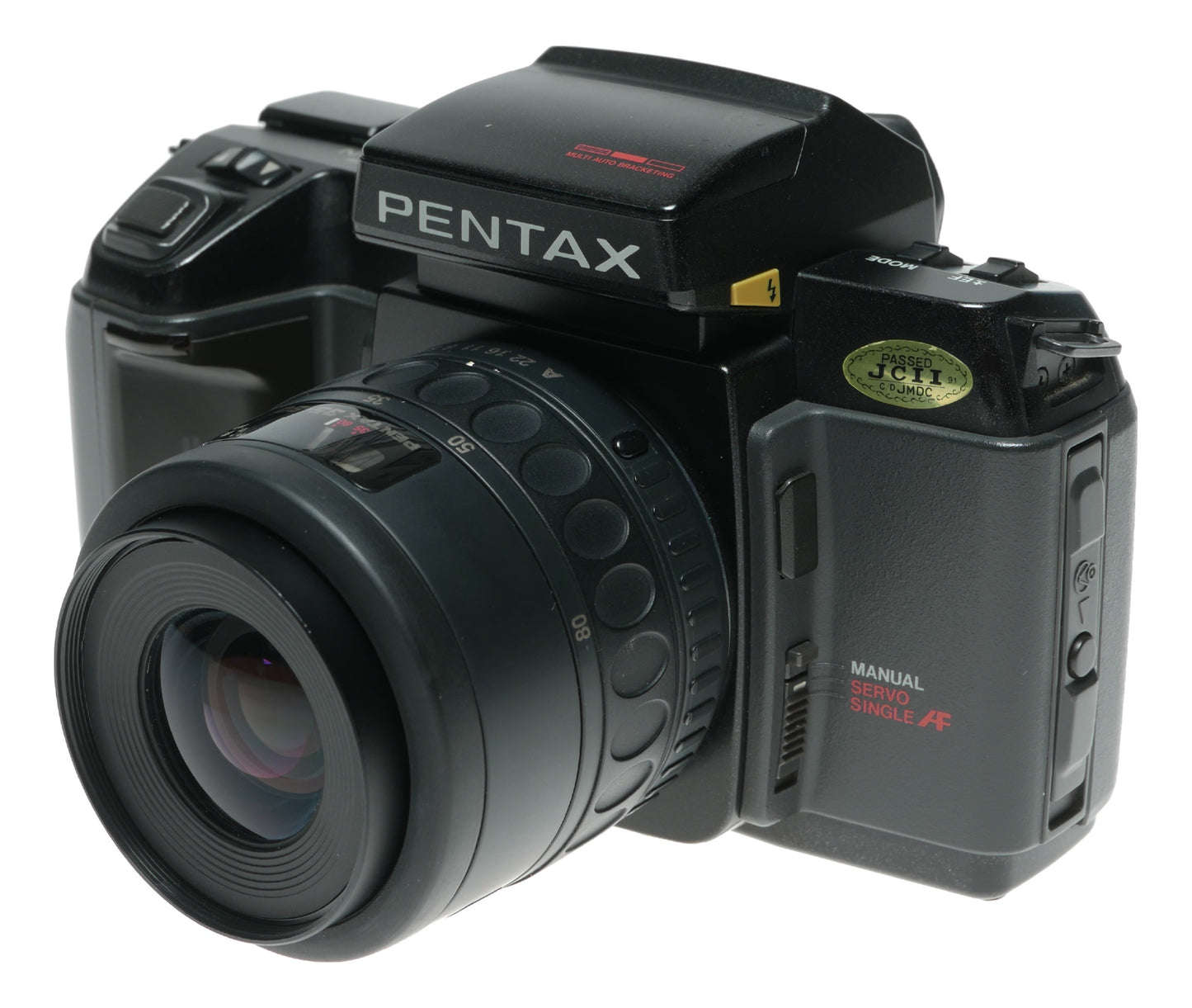 Pentax SFX Vintage SLR Camera with 35-80mm Zoom Lens and Data Back F6 - View 11