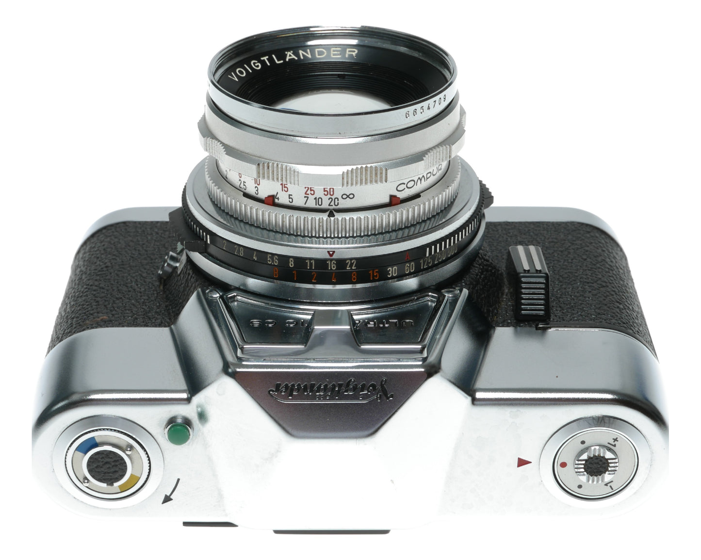 Voigtlander Ultramatic CS Vintage Film Camera with Septon 1:2/50 Lens, Made in West Germany - View 4
