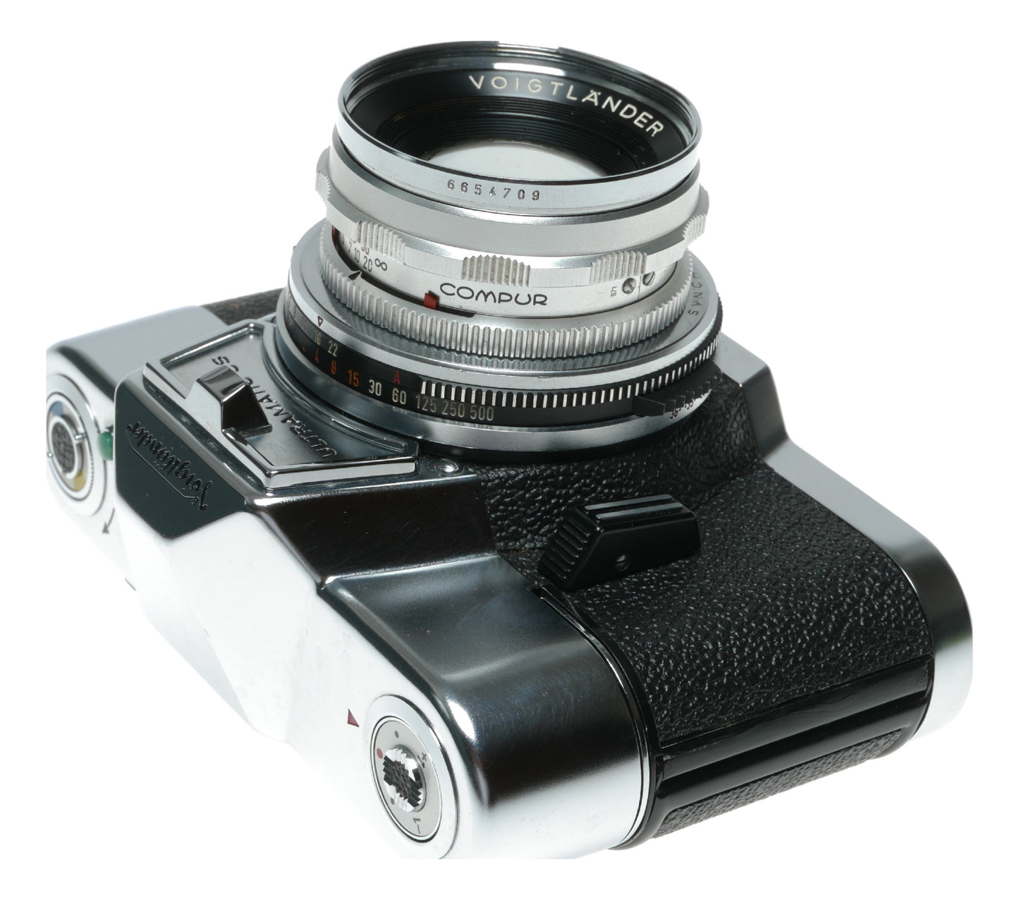 Voigtlander Ultramatic CS Vintage Film Camera with Septon 1:2/50 Lens, Made in West Germany - View 5