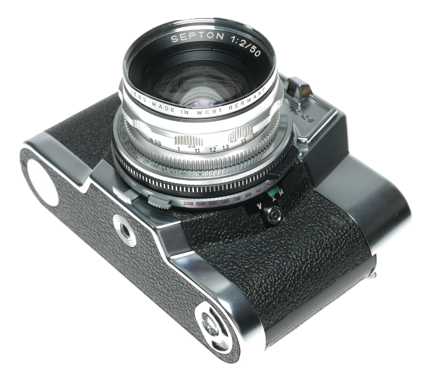 Voigtlander Ultramatic CS Vintage Film Camera with Septon 1:2/50 Lens, Made in West Germany - View 12