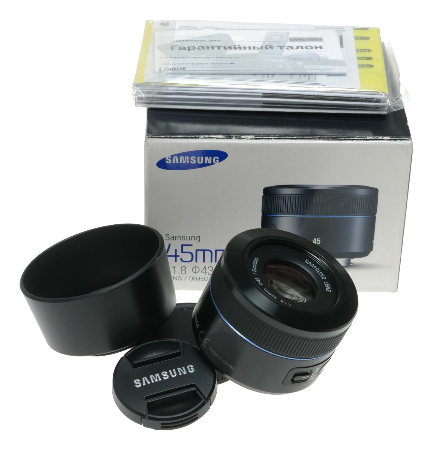 Samsung 45mm f/1.8 i-Function Lens for NX Cameras