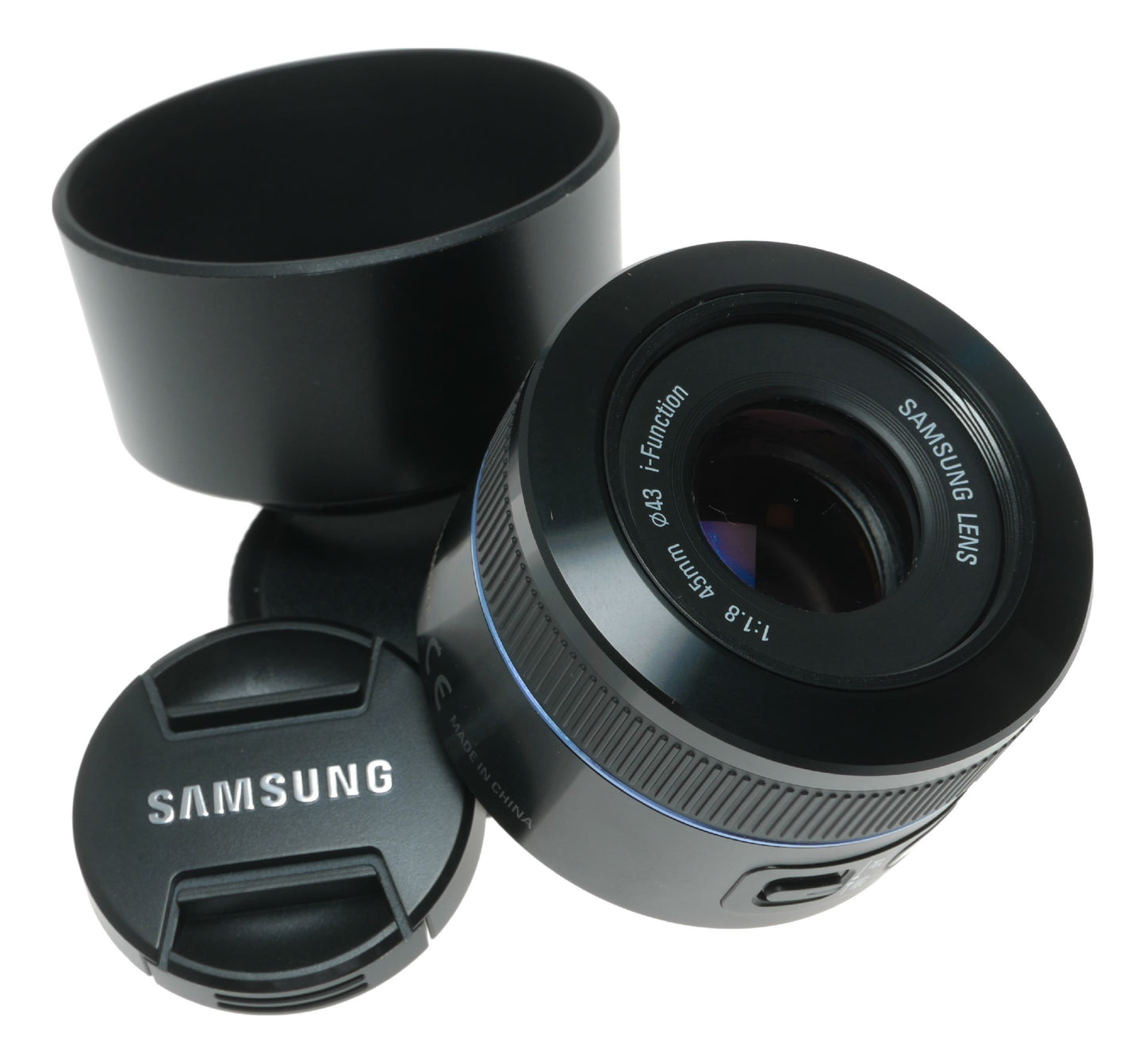 Samsung 45mm f/1.8 i-Function Lens for NX Cameras - View 2