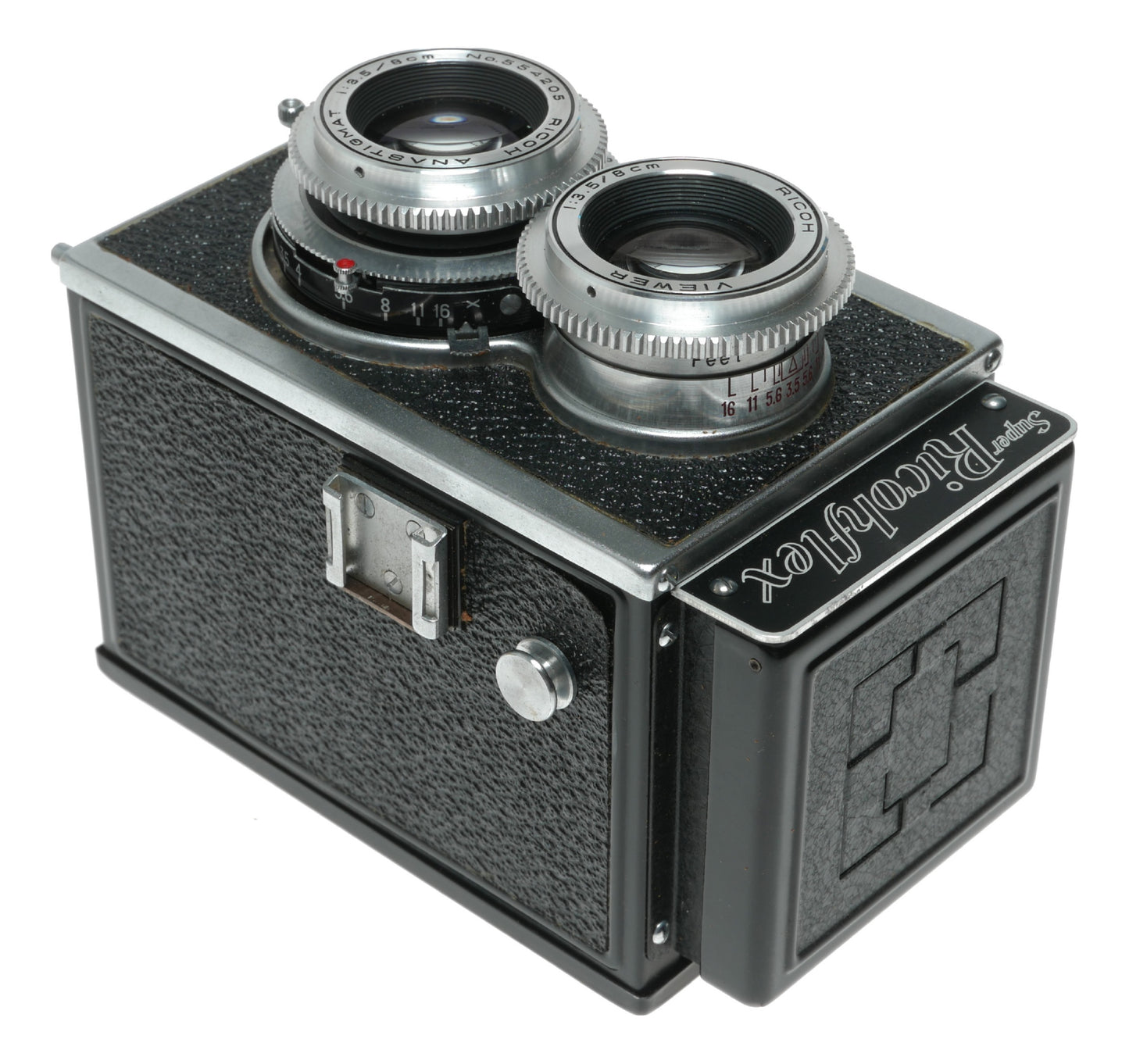 Ricoh Super Ricohflex Vintage TLR Camera with 8cm f/3.5 Anastigmat Lens - View 3