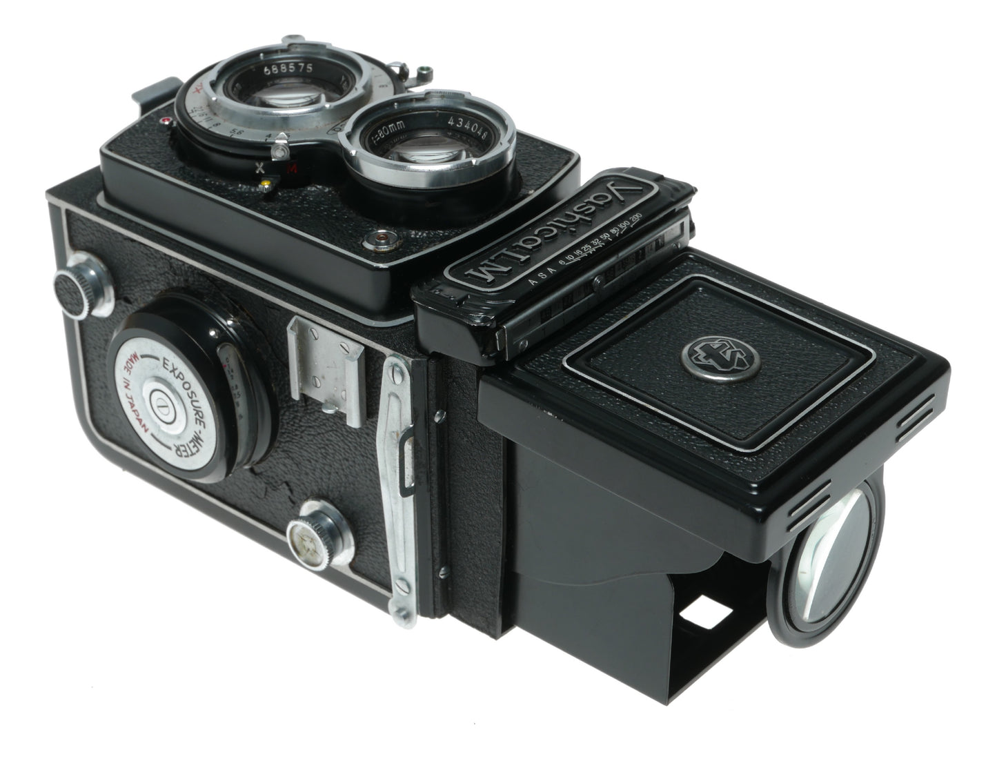 Yashica LM Vintage Film Camera with Yashinon 80mm f/3.5 Lens, Made in Japan - View 3