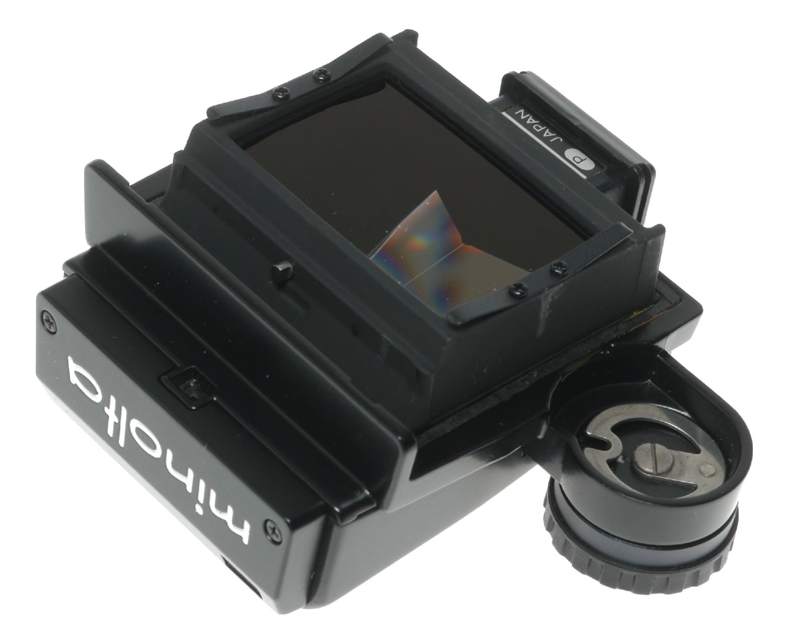 Minolta P Finder Vintage Film Camera with Shutter Speeds from 1 to 1/2000 sec, Made in Japan - View 9