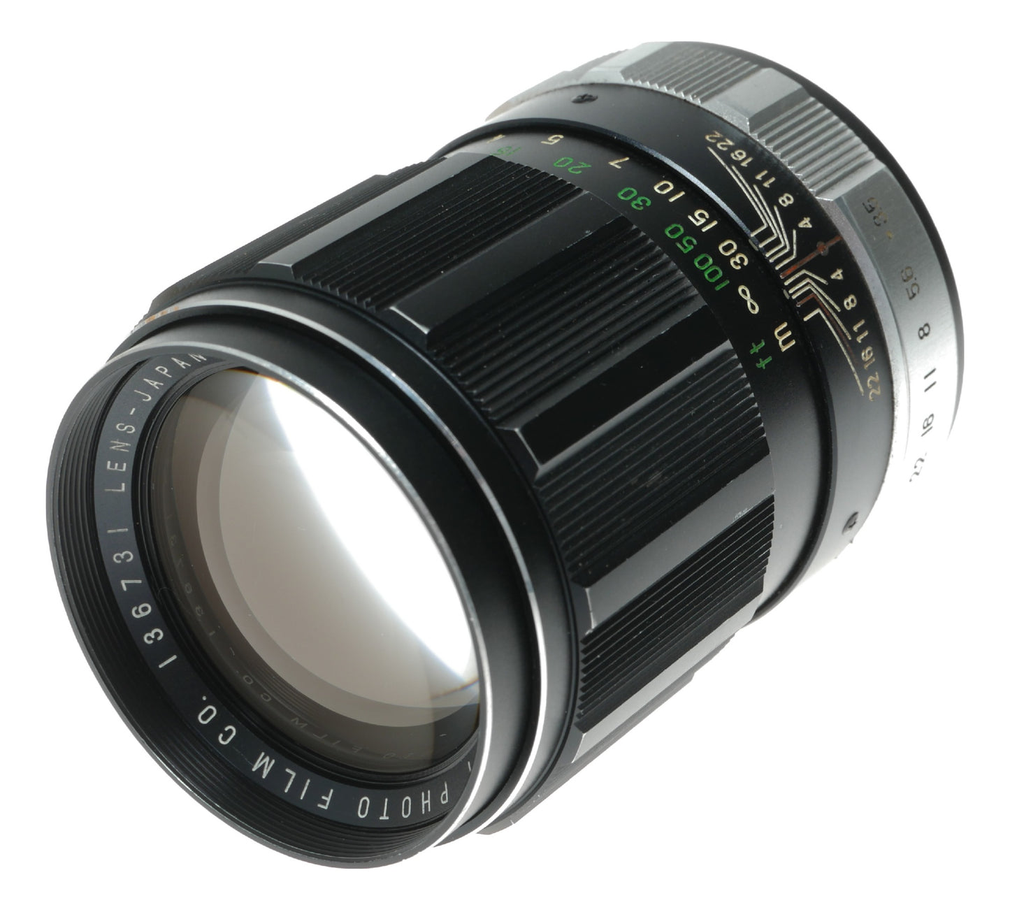 Fujica Fujinon 135mm f/3.5 Vintage Prime Lens from Japan for Film Cameras - View 3