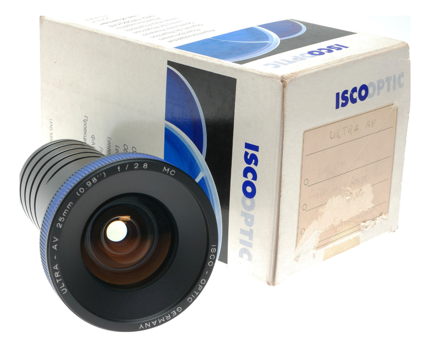 ISCO Optic Ultra-AV 25mm f/2.8 MC Lens from Germany