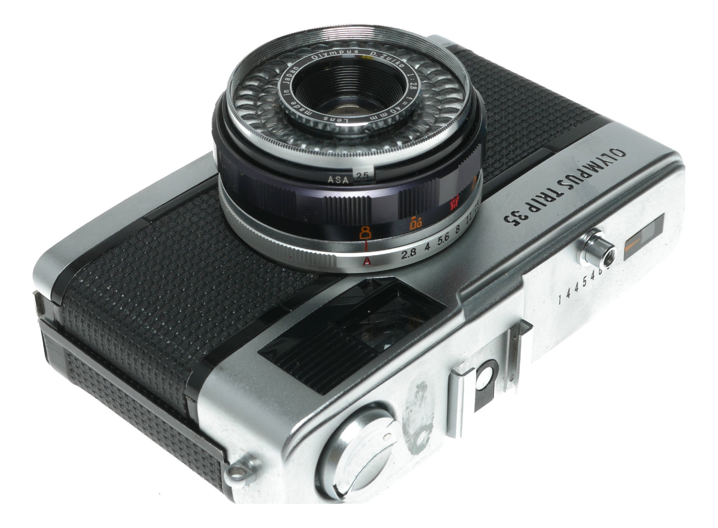 Olympus Trip 35 Vintage Film Camera with 40mm f/2.8 Zuiko Lens, Made in Japan - View 5