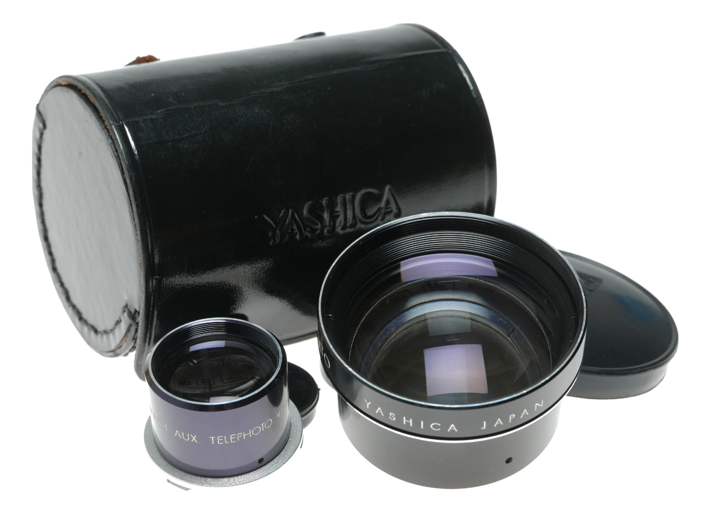 Yashica Yashinon Aux Telephoto Lens with Telephoto Viewer - Made in Japan