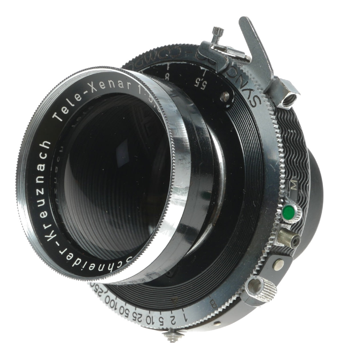 Schneider-Kreuznach Tele-Xenar 180mm f/5.5 Vintage Camera Lens - View 3