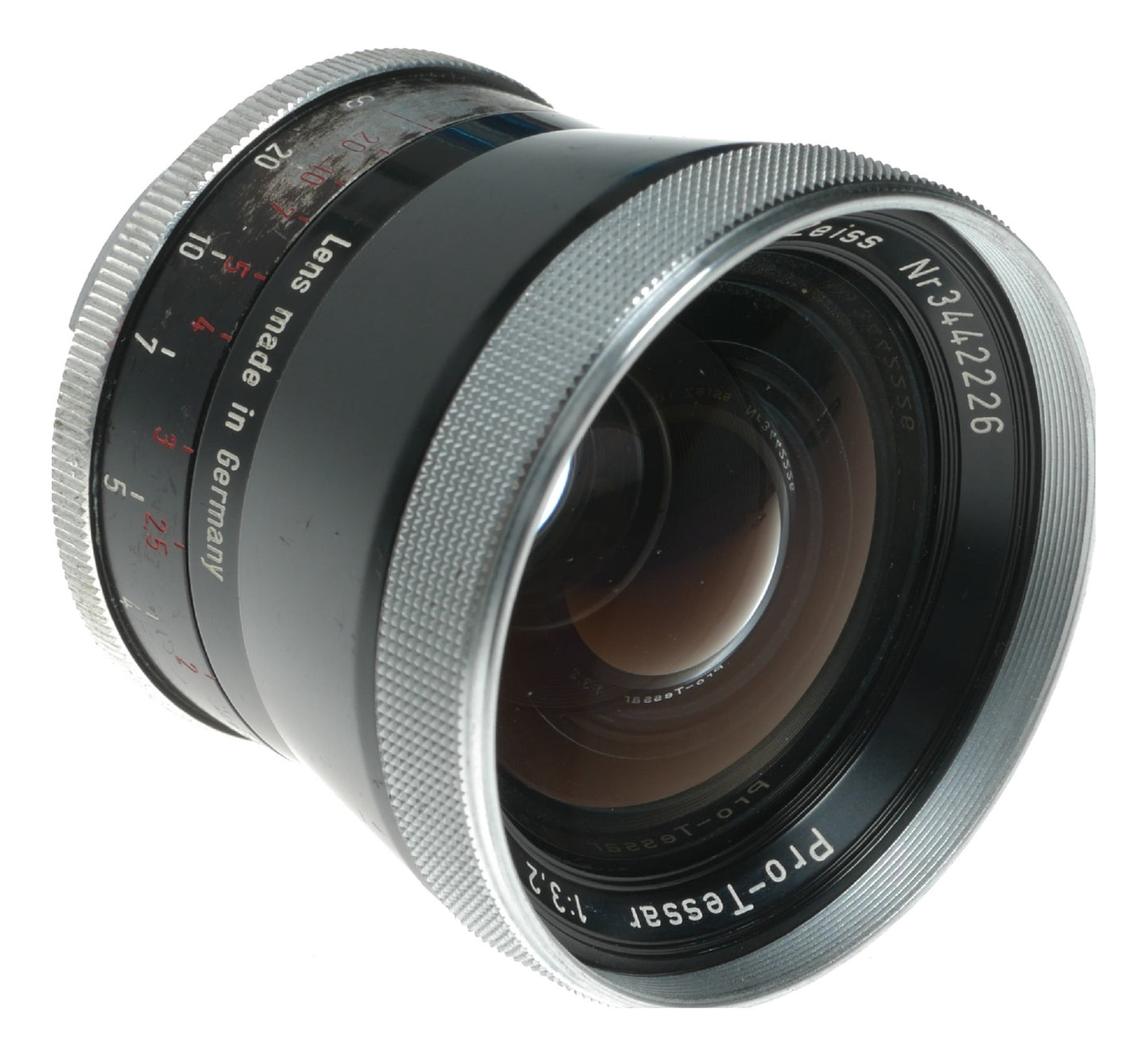 Zeiss Pro-Tessar 35mm f/3.2 Vintage Camera Lens Made in Germany - View 6