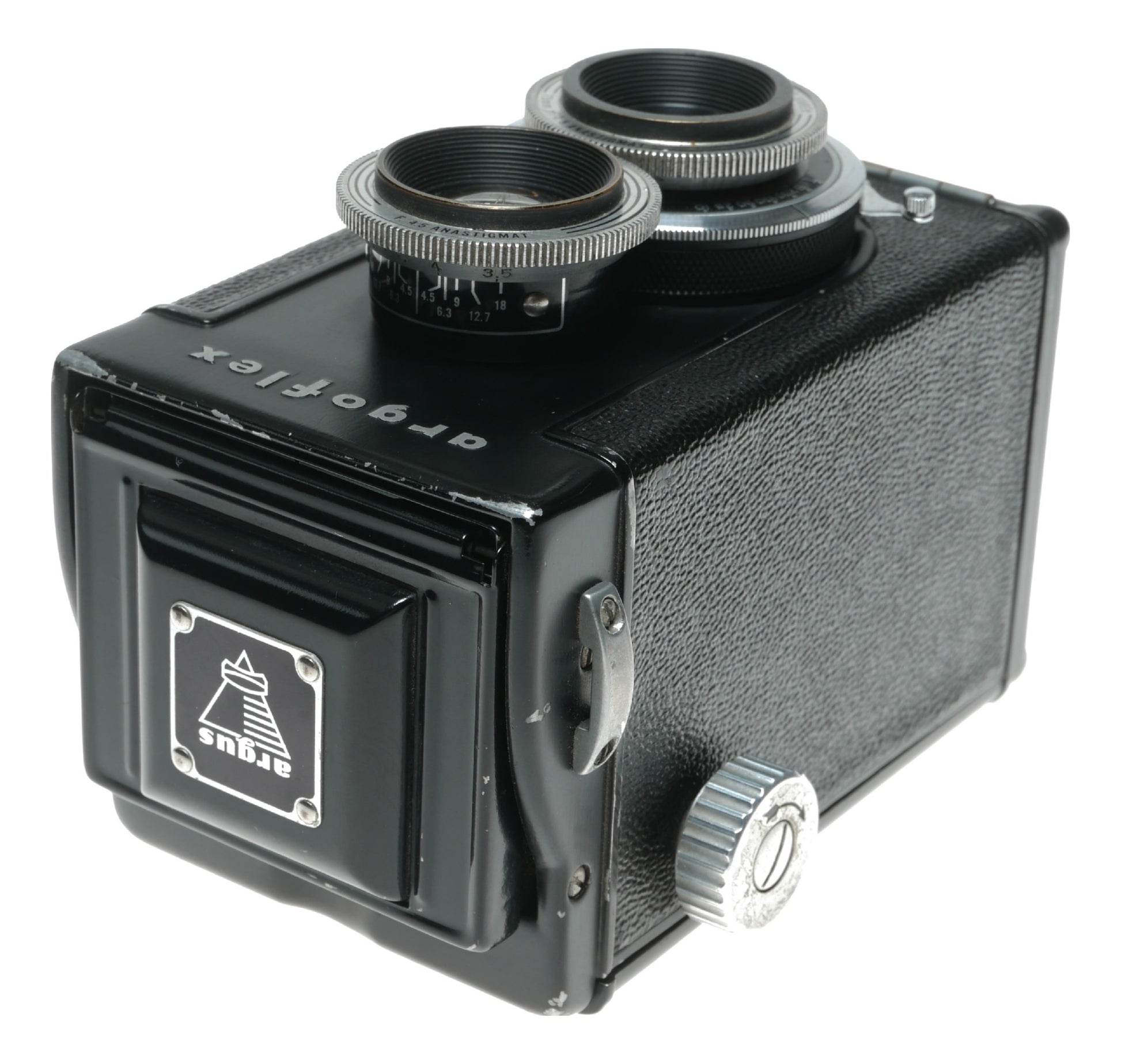Argoflex Vintage TLR Camera with 75mm f/4.5 Anastigmat Lens, Made in USA - View 10
