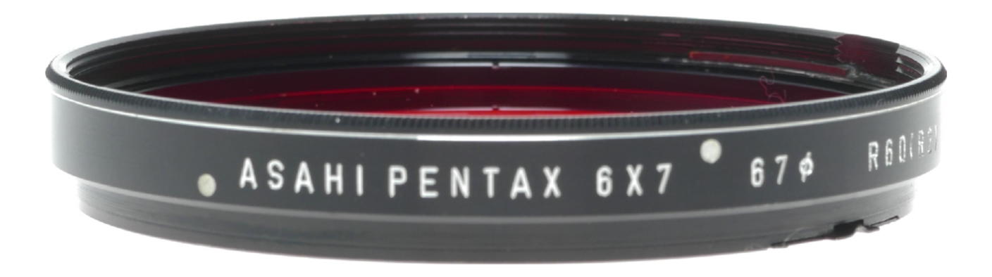 Asahi Pentax 6x7 67mm R60 Red Filter - View 4