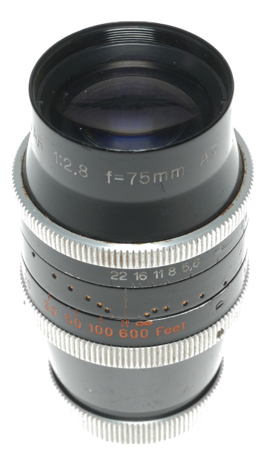 Kern-Paillard Switar 75mm f/1.8 Lens - View 11
