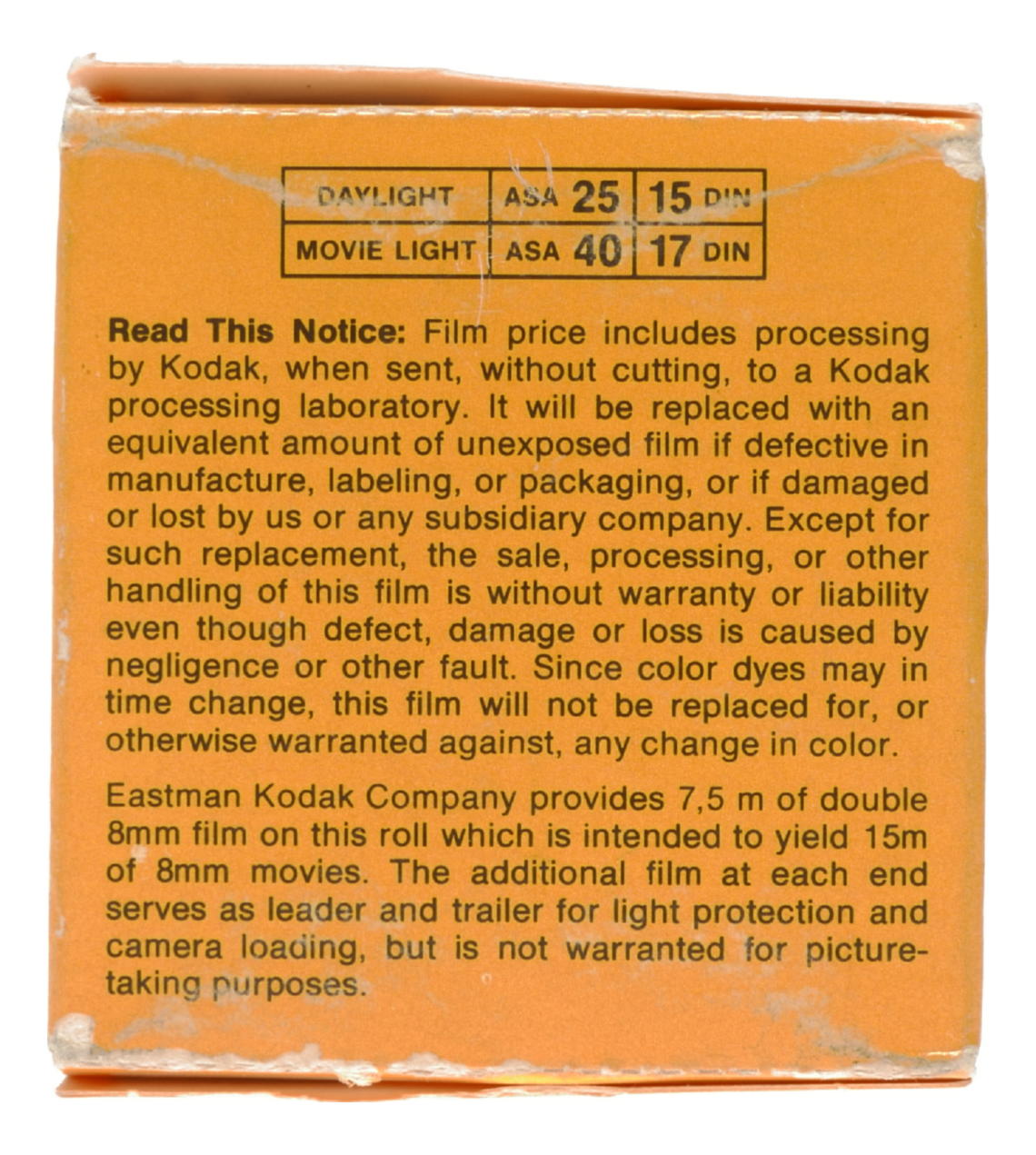 Kodak Kodachrome II Double 8mm Movie Film Type A - View 6