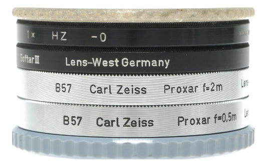 Carl Zeiss Proxar f=0.5m B57 Lens Filter Set