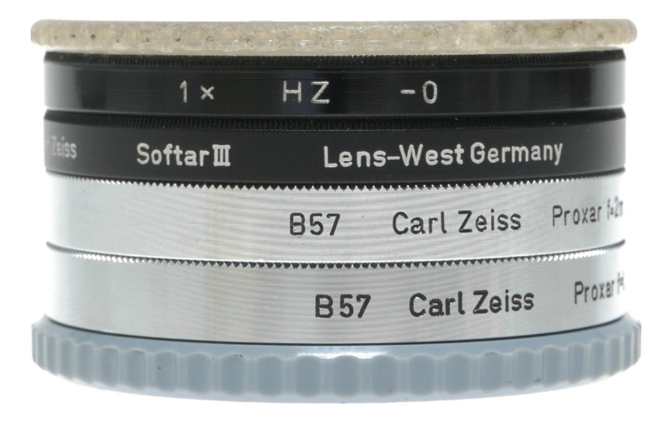 Carl Zeiss Proxar f=0.5m B57 Lens Filter Set - View 5