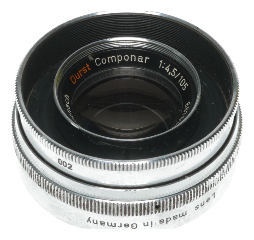 Schneider-Kreuznach Durst Componar 105mm f/4.5 Lens - View 2