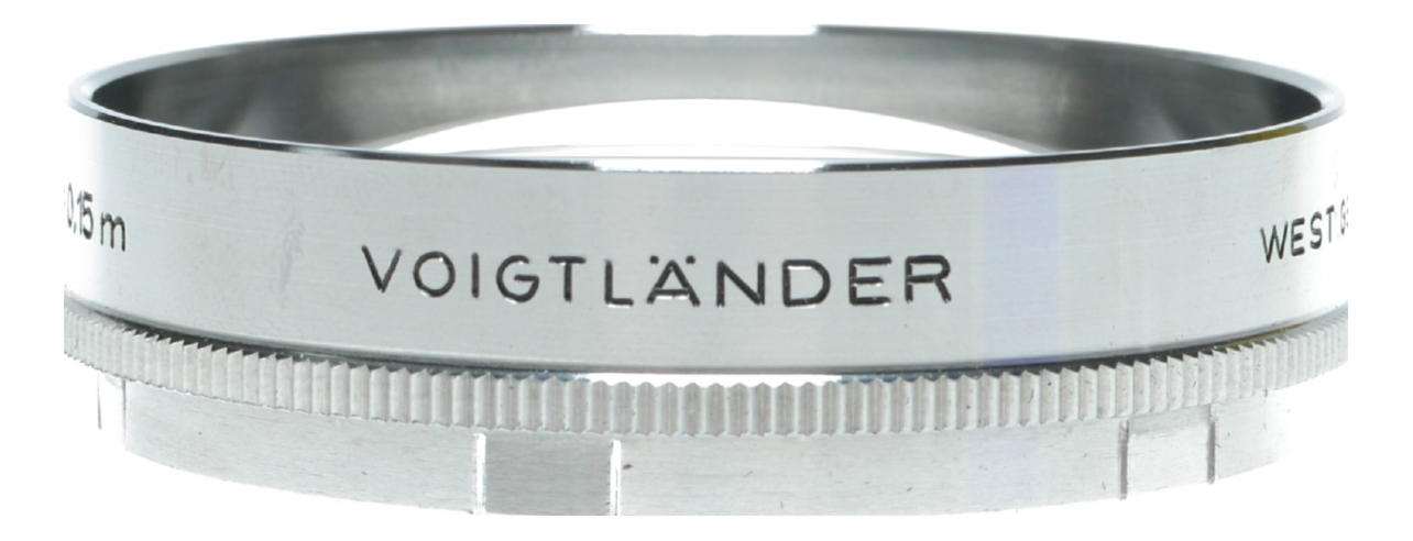 Voigtlander Focar D 0.15m Close-up Lens - View 3