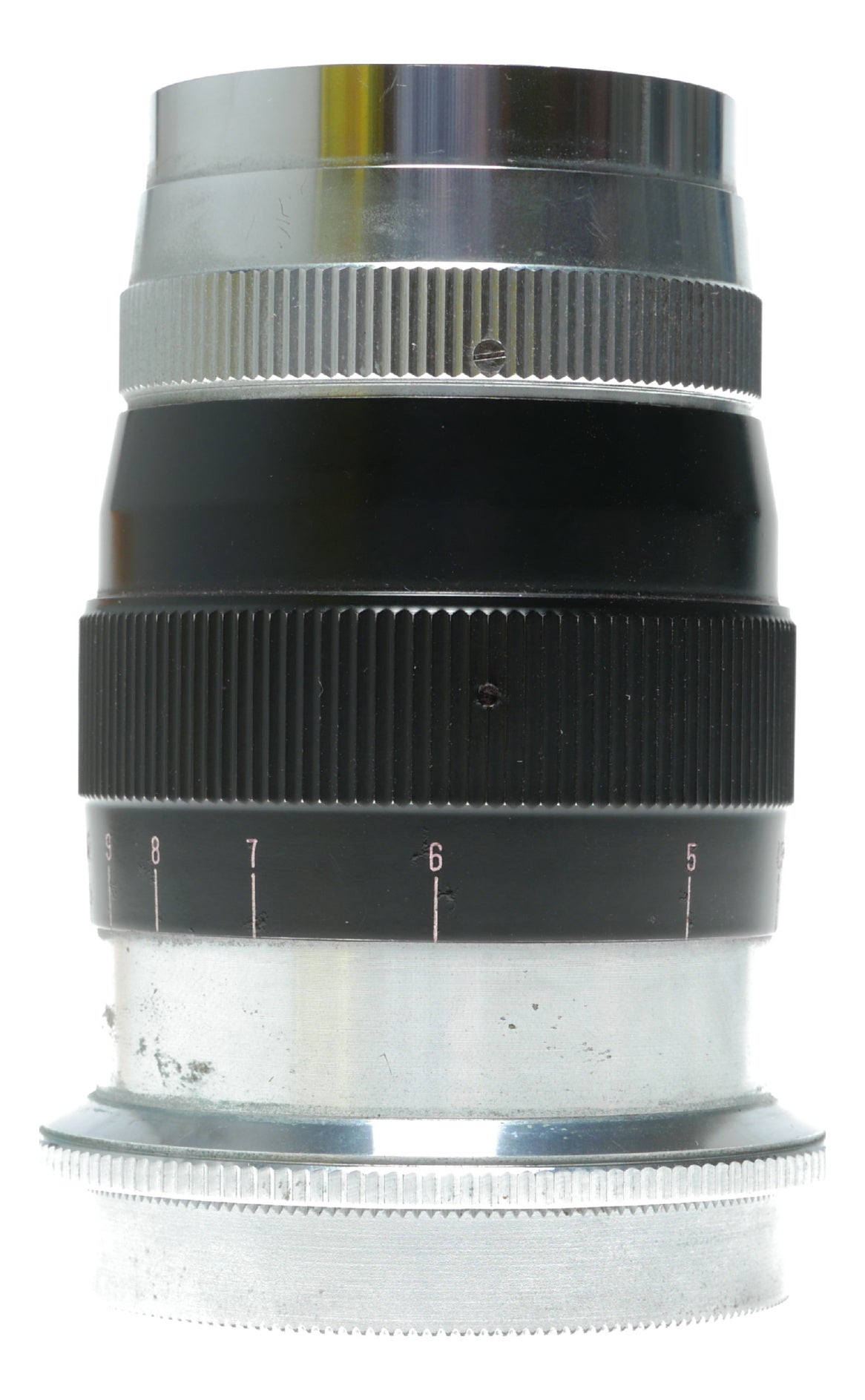 Canter 135mm f/4 Vintage Portrait Lens by T.K.K with Feet Scale - View 8