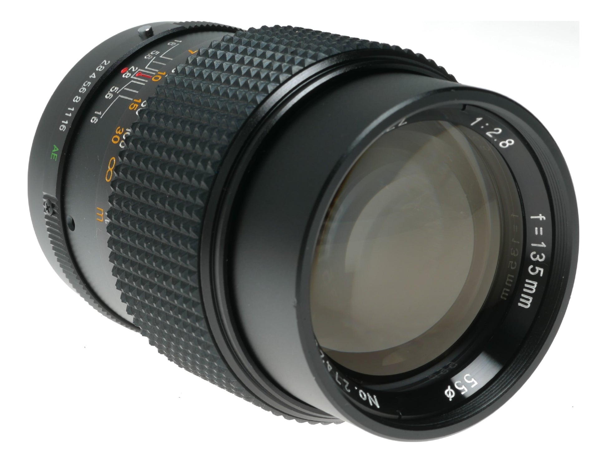 Auto Aubell 135mm f/2.8 Vintage Prime Lens Made in Japan - View 3