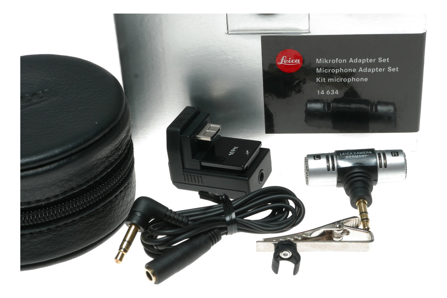 Leica Microphone Adapter Set for Cameras - 14634 Accessory Kit - View 4