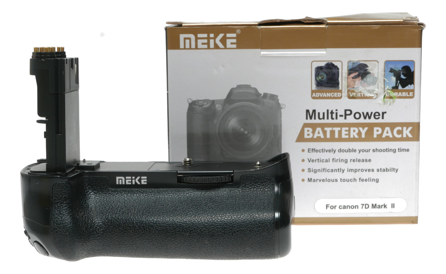 Meike MK-7D II Multi-Power Battery Grip for Canon EOS 7D Mark II DSLR Camera - View 2