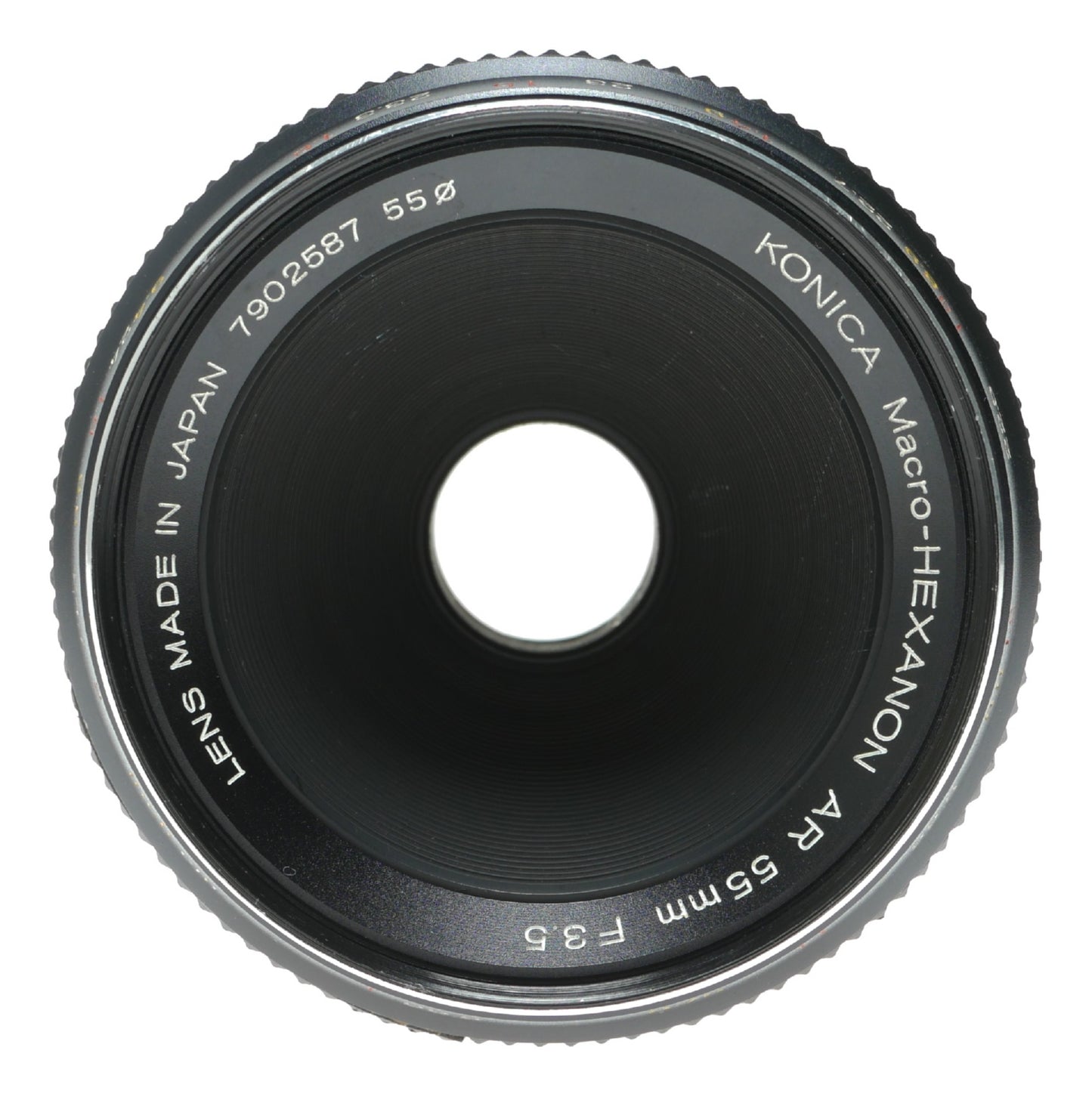 Konica Macro-HEXANON AR 55mm f/3.5 Vintage Camera Lens Made in Japan - View 2