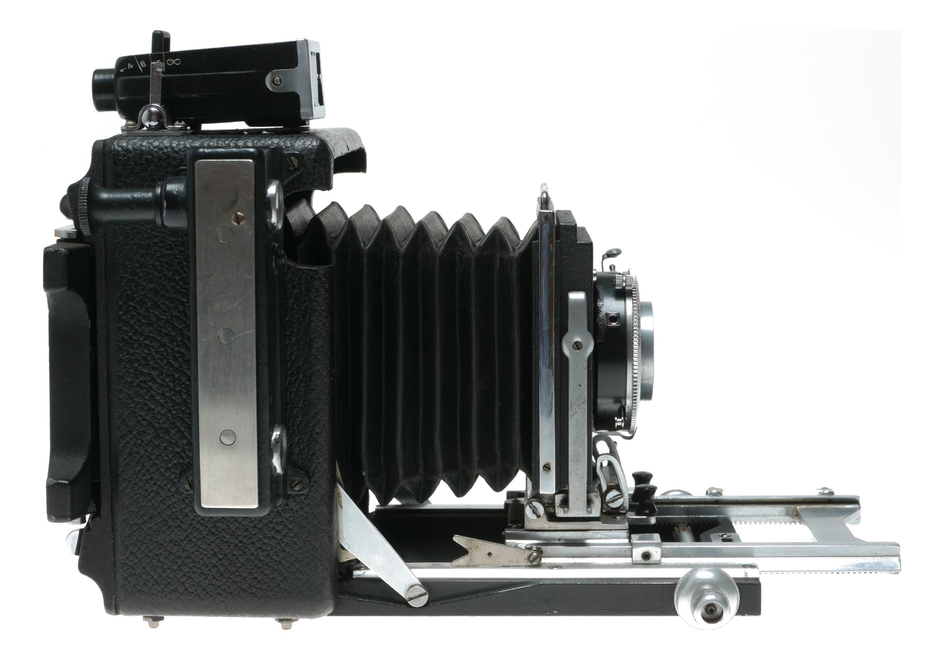 Busch Pressman Model D Vintage Press Camera with Wollensak Rapax Synchromatic Shutter - View 5