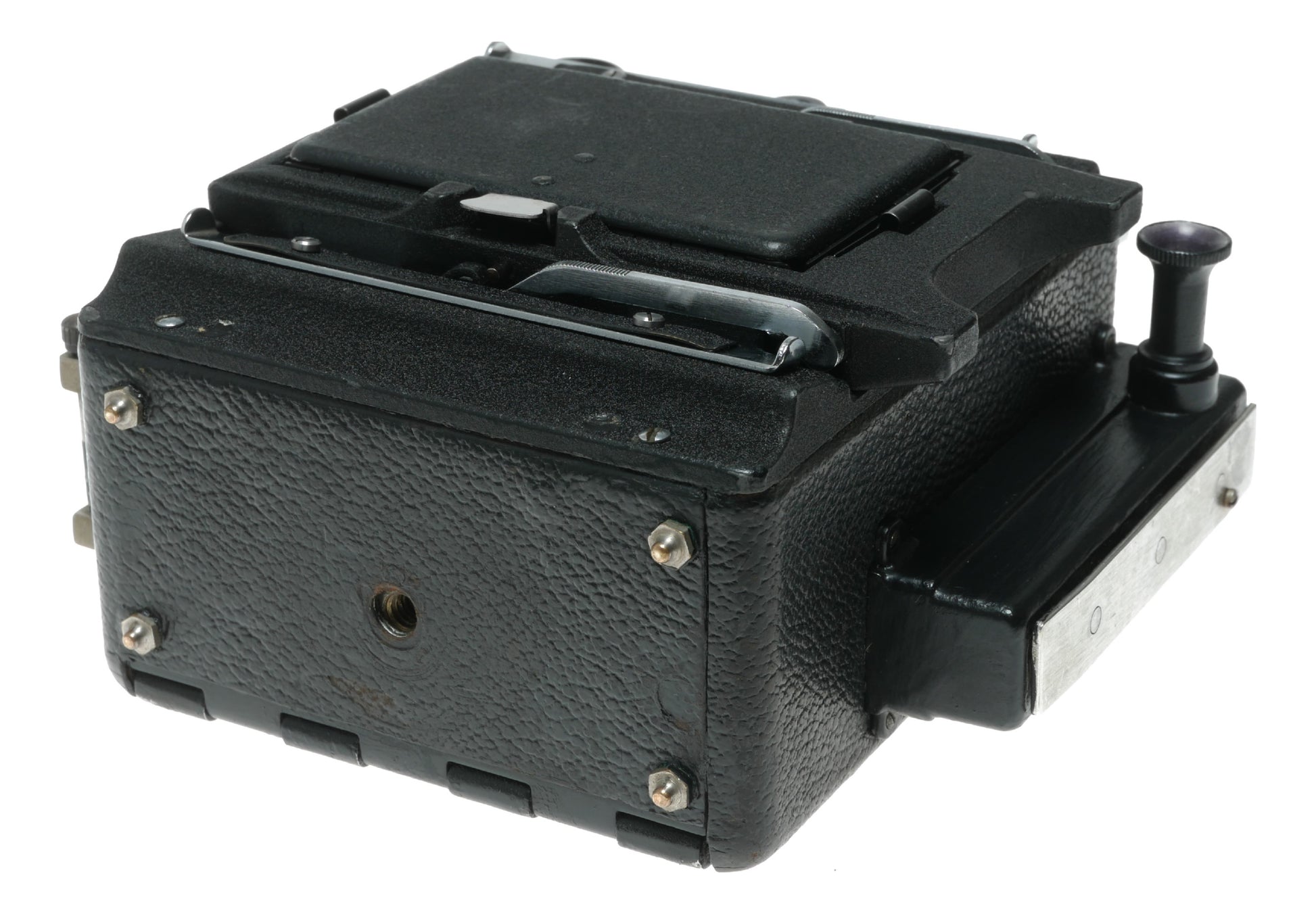 Busch Pressman Model D Vintage Press Camera with Wollensak Rapax Synchromatic Shutter - View 12