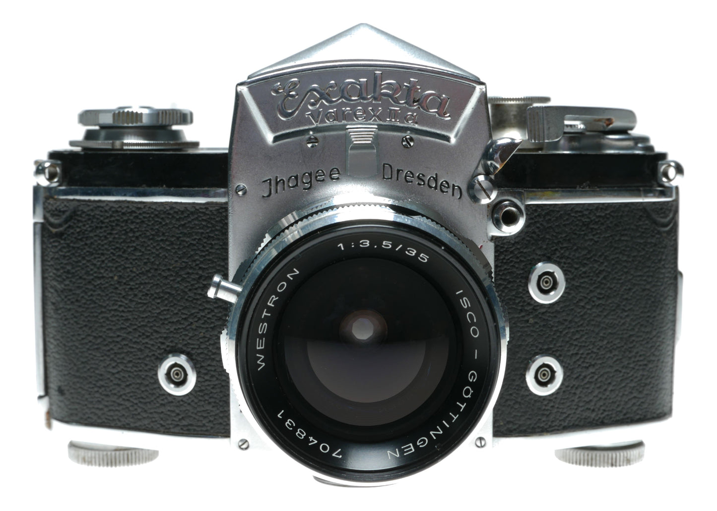 Exakta Varex IIa Vintage SLR Camera with Isco-Gottingen Westron 35mm f/3.5 Lens