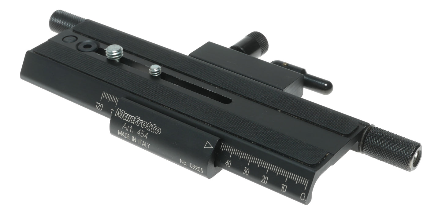 Manfrotto 454 Micrometric Positioning Plate Made in Italy - View 3