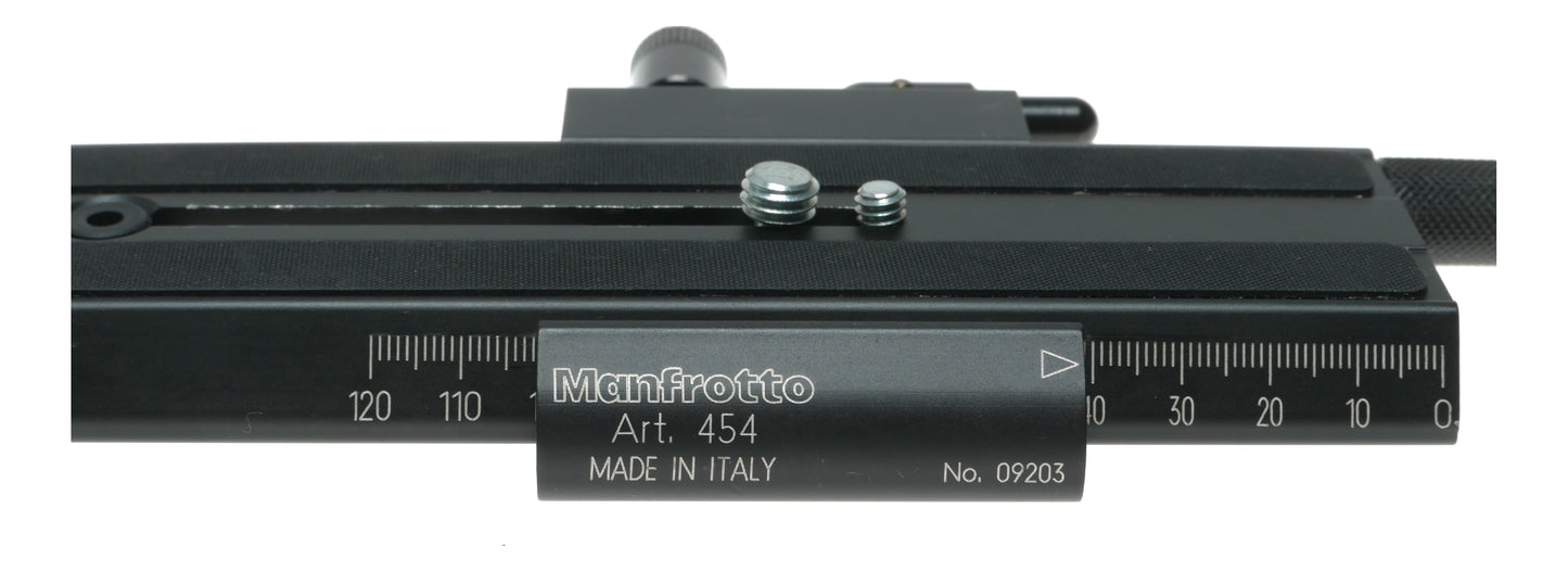Manfrotto 454 Micrometric Positioning Plate Made in Italy - View 9