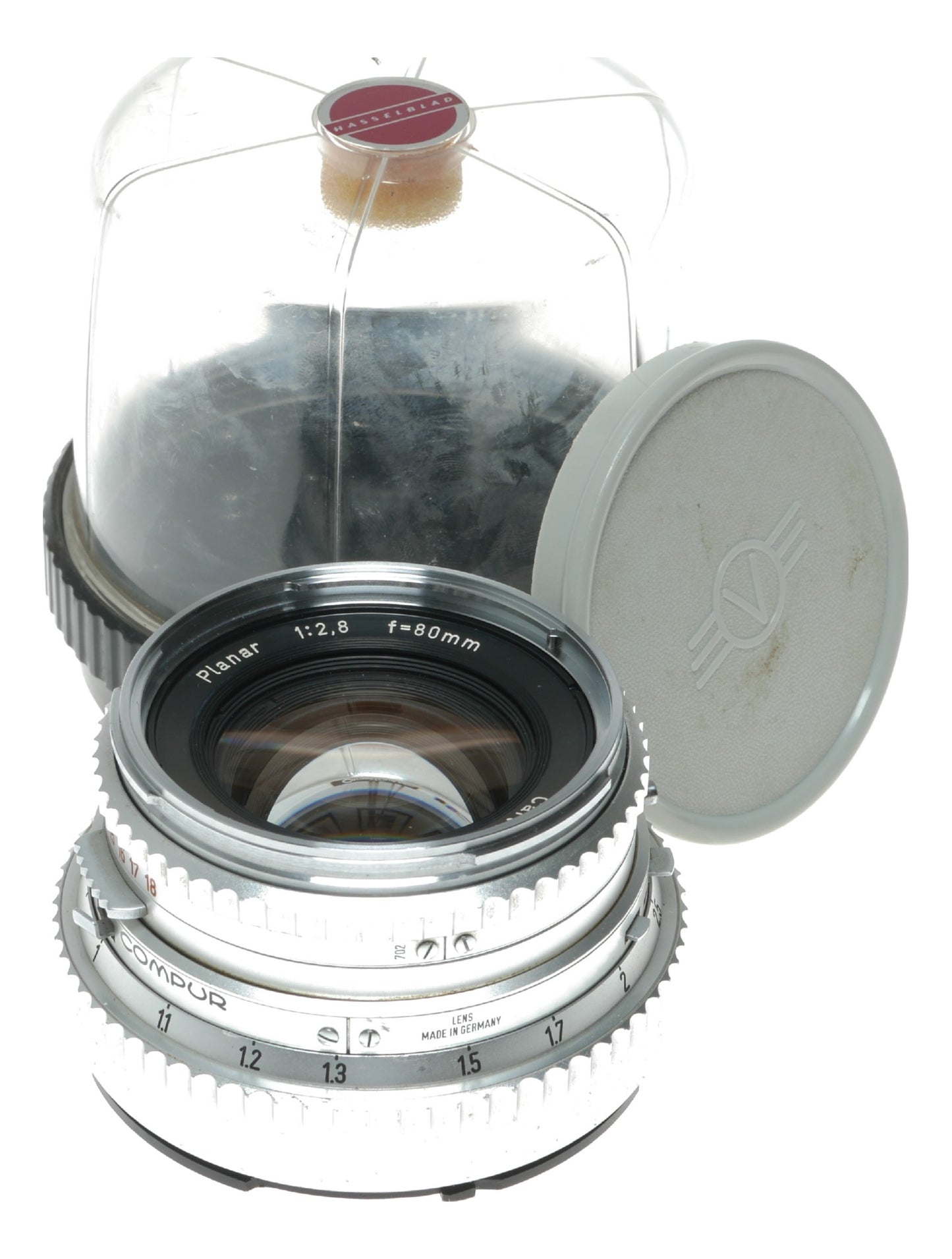 Carl Zeiss Planar 80mm f/2.8 Vintage Camera Lens with Compur Shutter