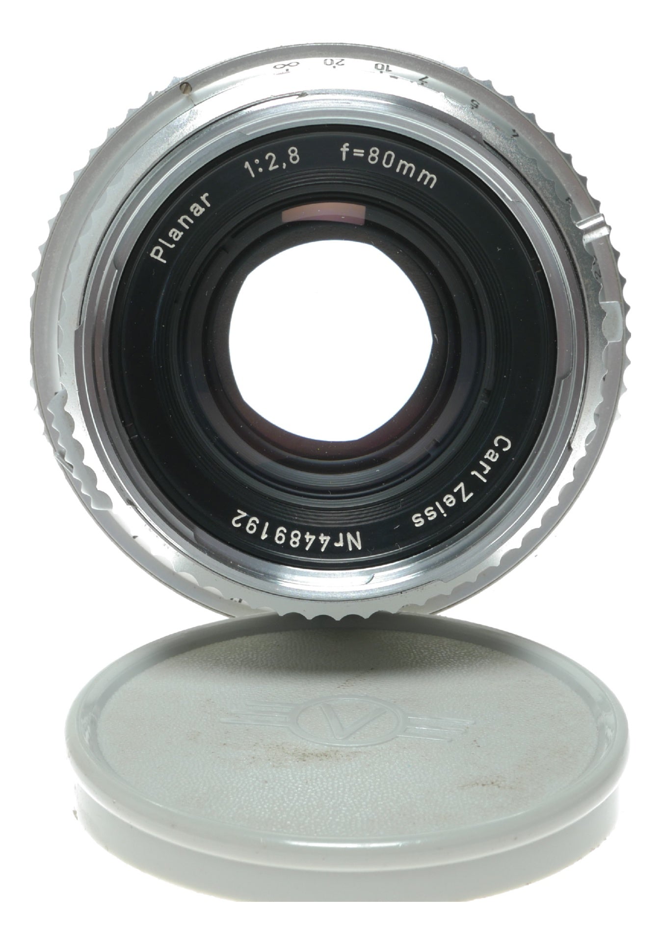 Carl Zeiss Planar 80mm f/2.8 Vintage Camera Lens with Compur Shutter - View 9