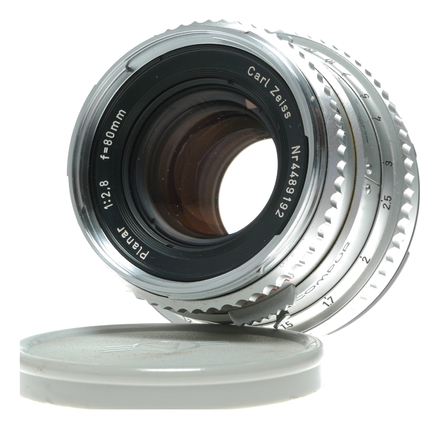 Carl Zeiss Planar 80mm f/2.8 Vintage Camera Lens with Compur Shutter - View 11