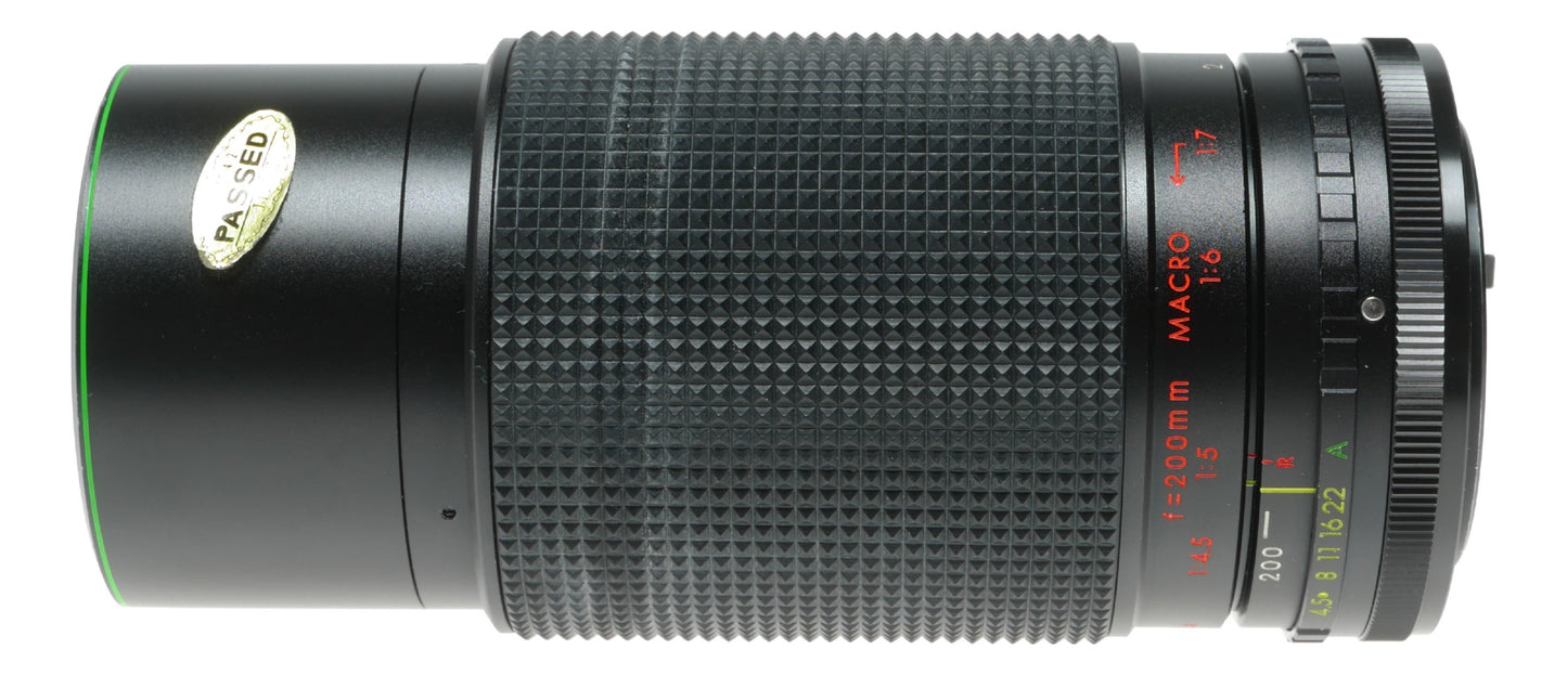 Hanimex C-Macro 80-200mm f/4.5 Zoom Lens, Automatic, Multi-Coated, Made in Japan - View 10