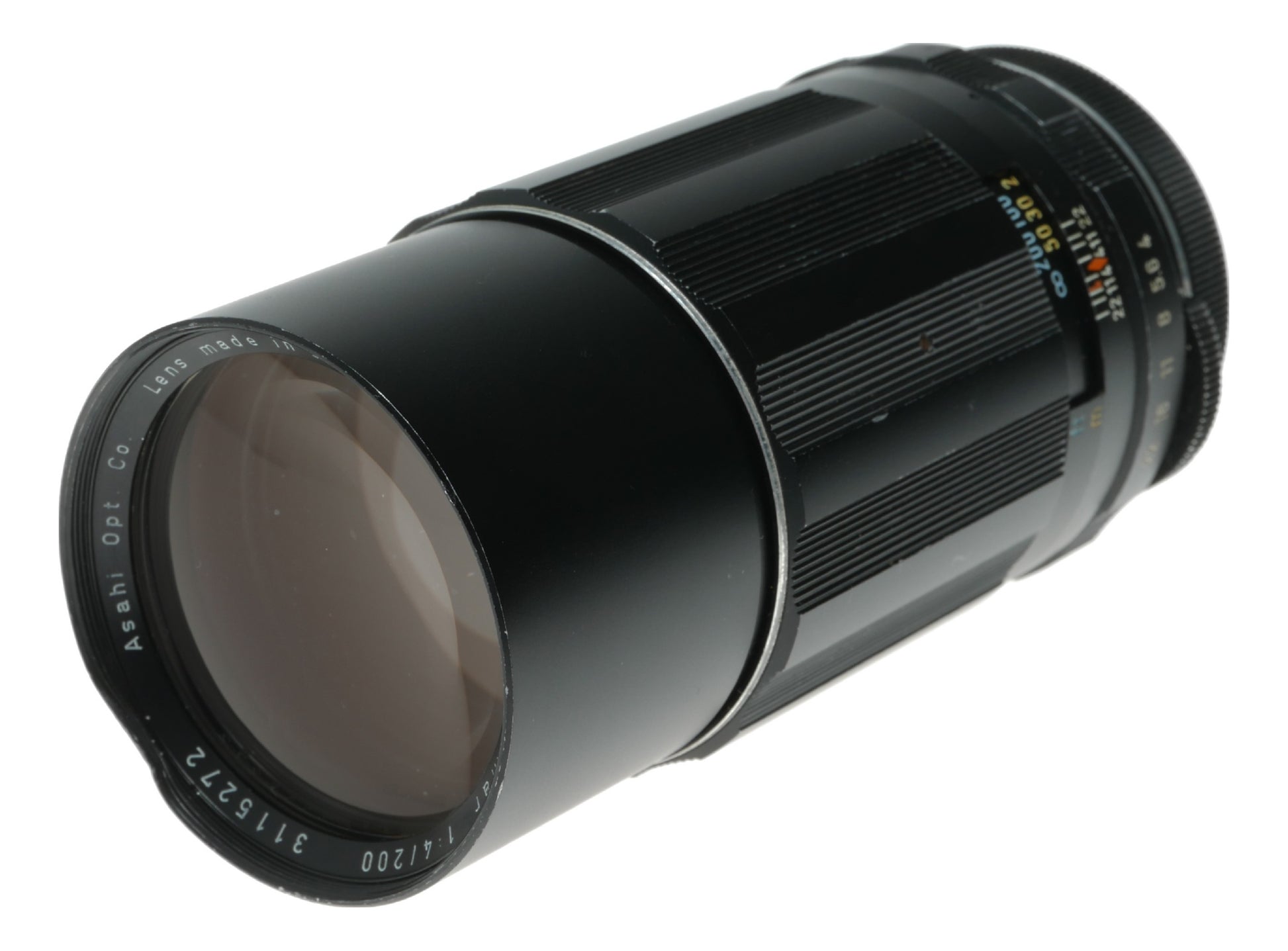 Asahi Pentax Super-Takumar 200mm f/4 Vintage SLR Camera Lens - View 2