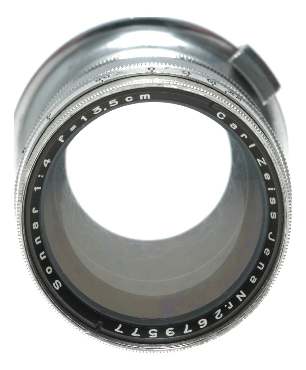 Carl Zeiss Jena Sonnar 135mm f/4 Vintage Camera Lens - View 2
