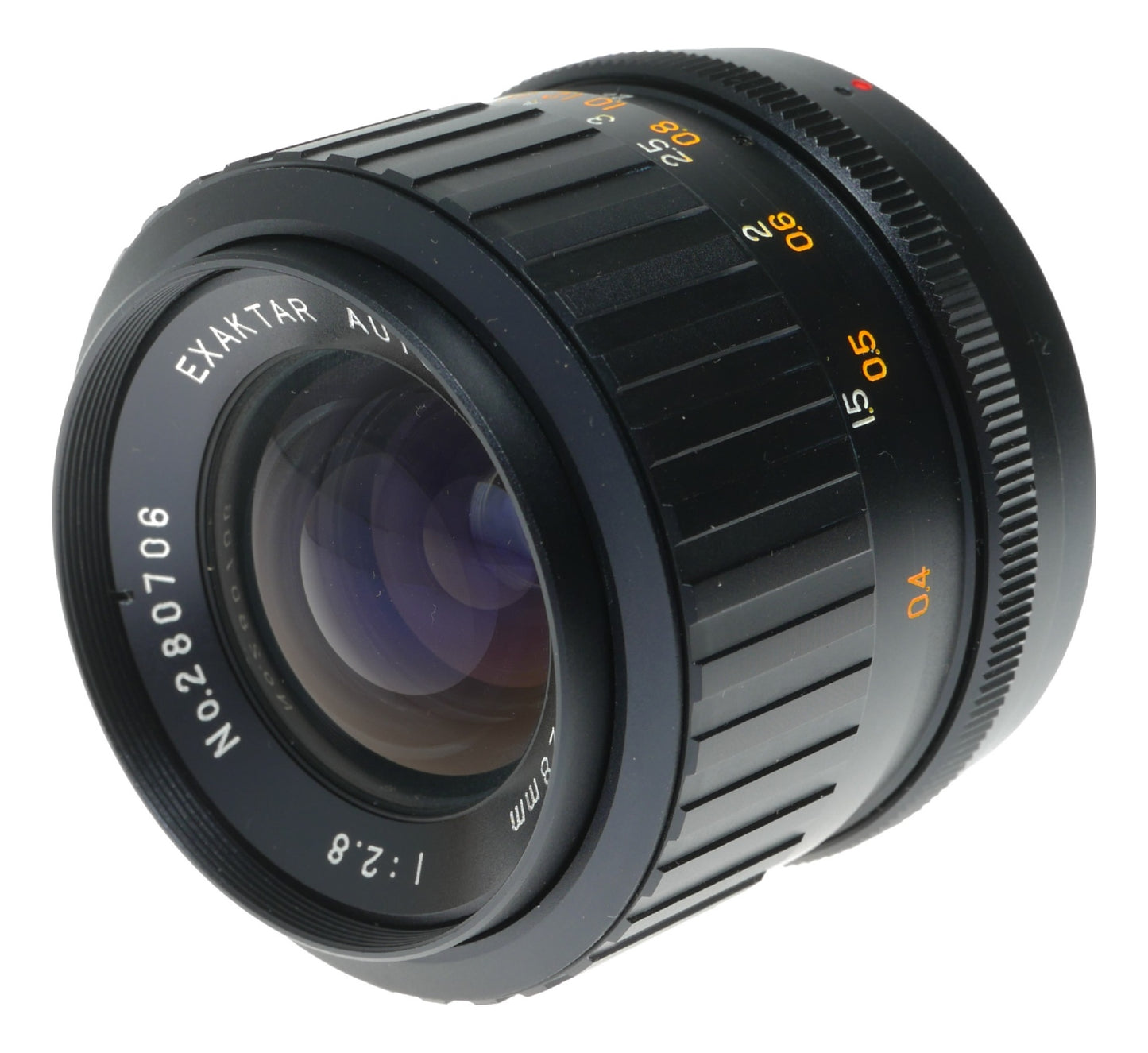 Exakta Exaktar Auto Wide 28mm f/2.8 Vintage Camera Lens Made in Japan - View 3