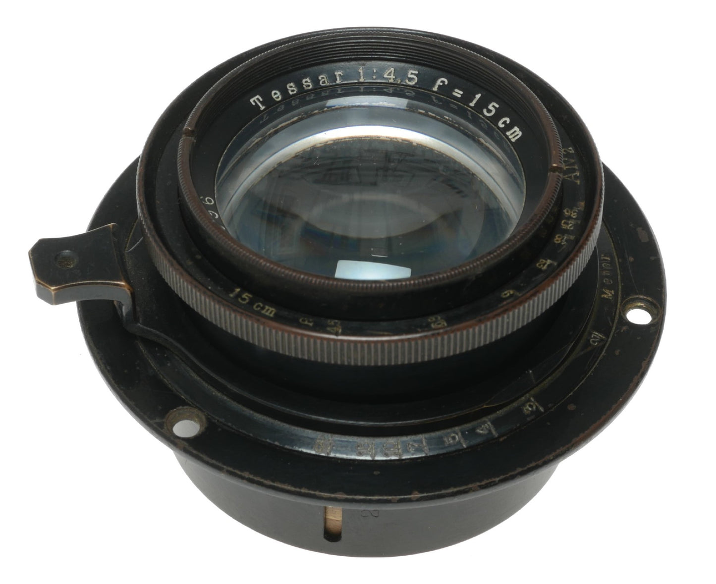 Carl Zeiss Jena Tessar 15cm f/4.5 Vintage Camera Lens - View 2