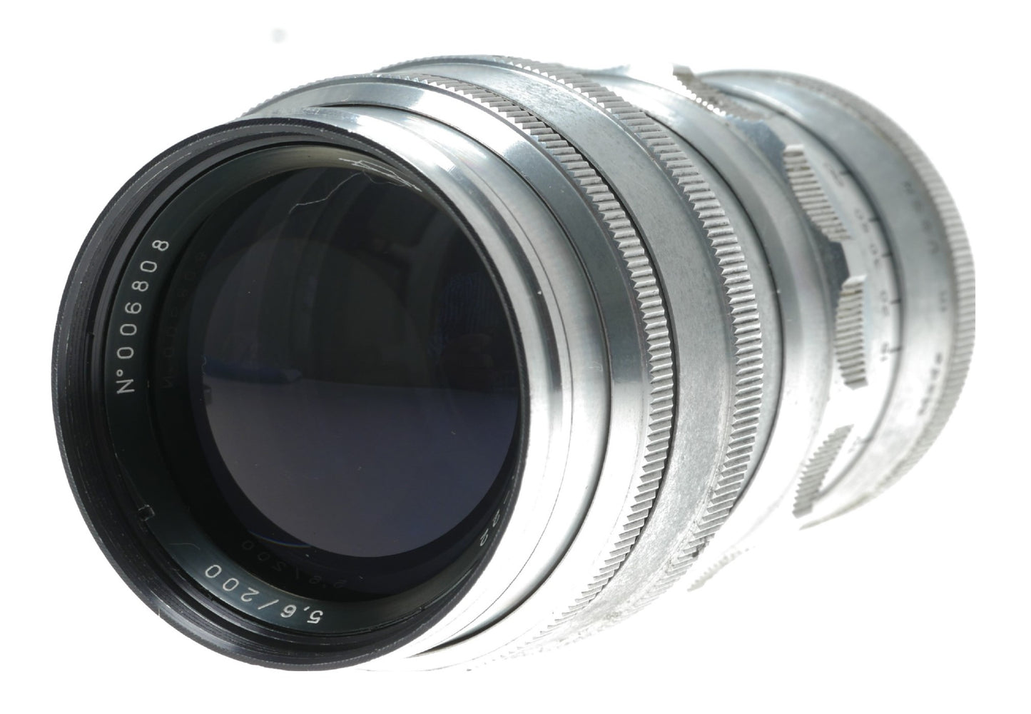 TELEMAR-22 200mm f/5.6 Vintage Soviet Lens Made in USSR - View 3