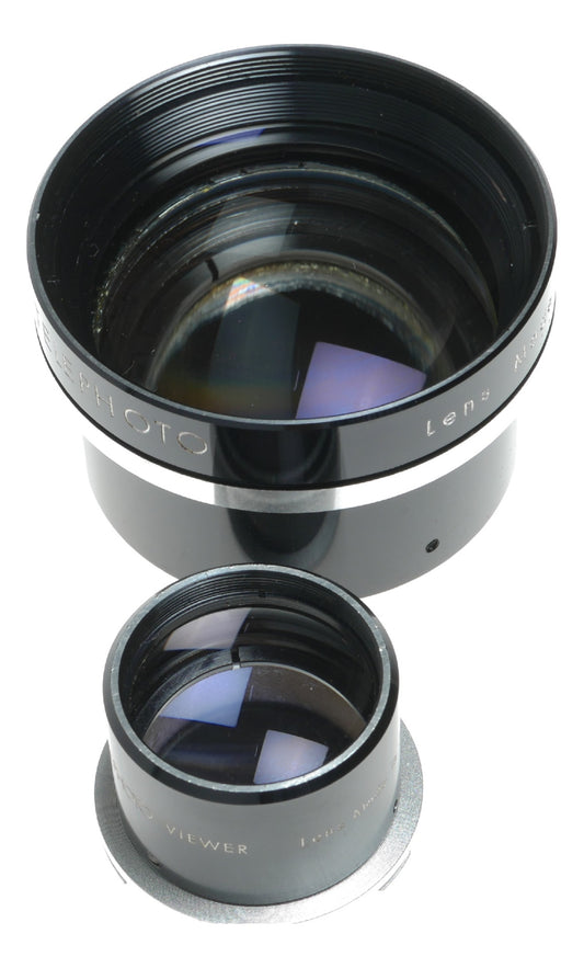 Yashica Yashinon Telephoto Lens with Viewer - Vintage Japanese Auxiliary Lens - View 7