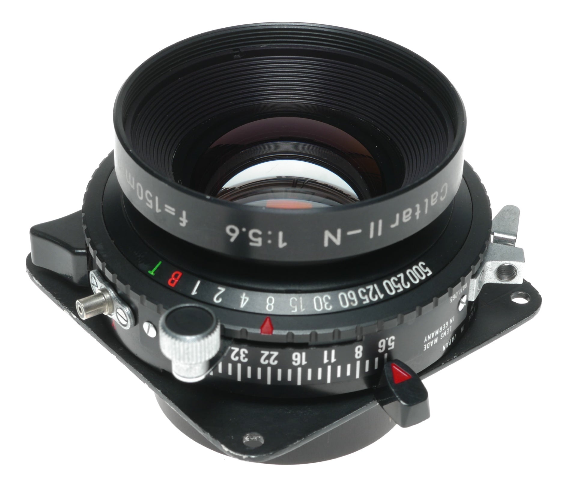 Caltar II 150mm f/5.6 Vintage Large Format Camera Lens Made in Germany and Japan